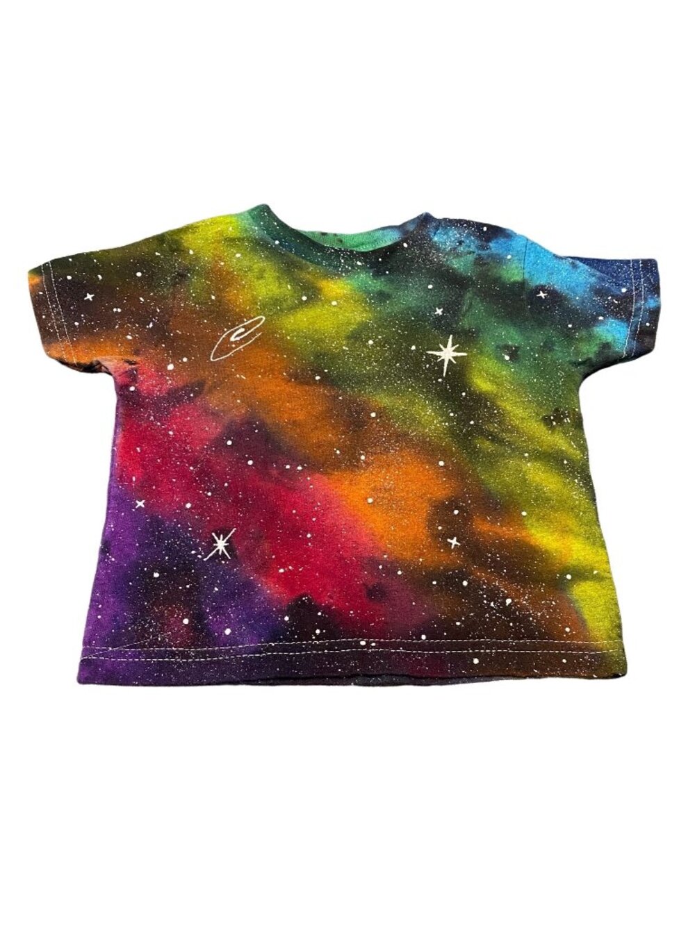 Galaxy Dyed Kids Tee || Size 3